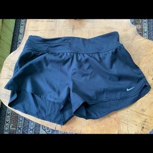 Nike black running shorts.